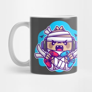 Cute Mummy Gaming Cartoon Mug